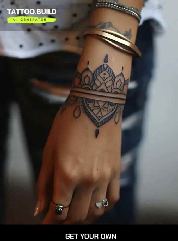 Women's bracelet Tattoo