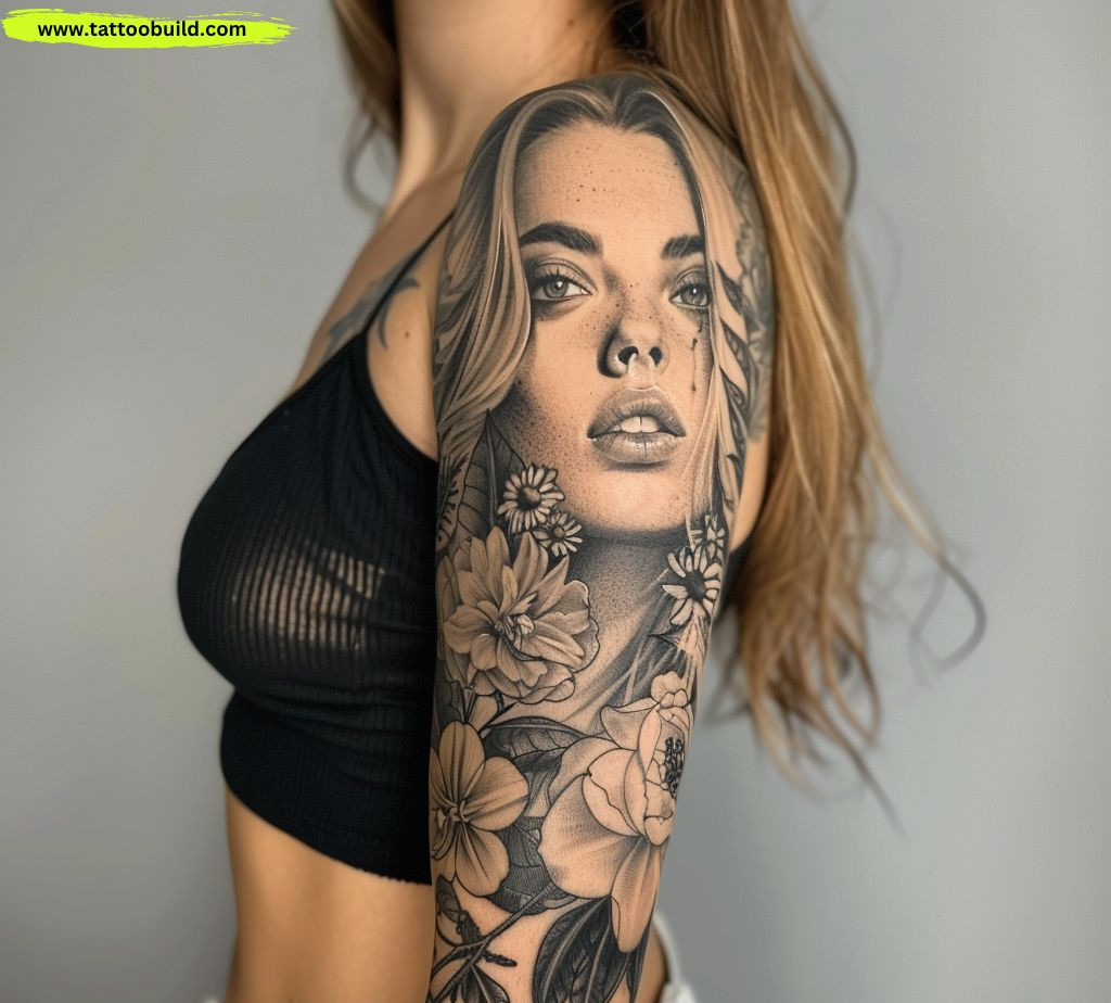 coolest sleeve tattoos for women
