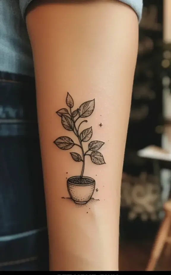 floral cute small hand tattoos for females