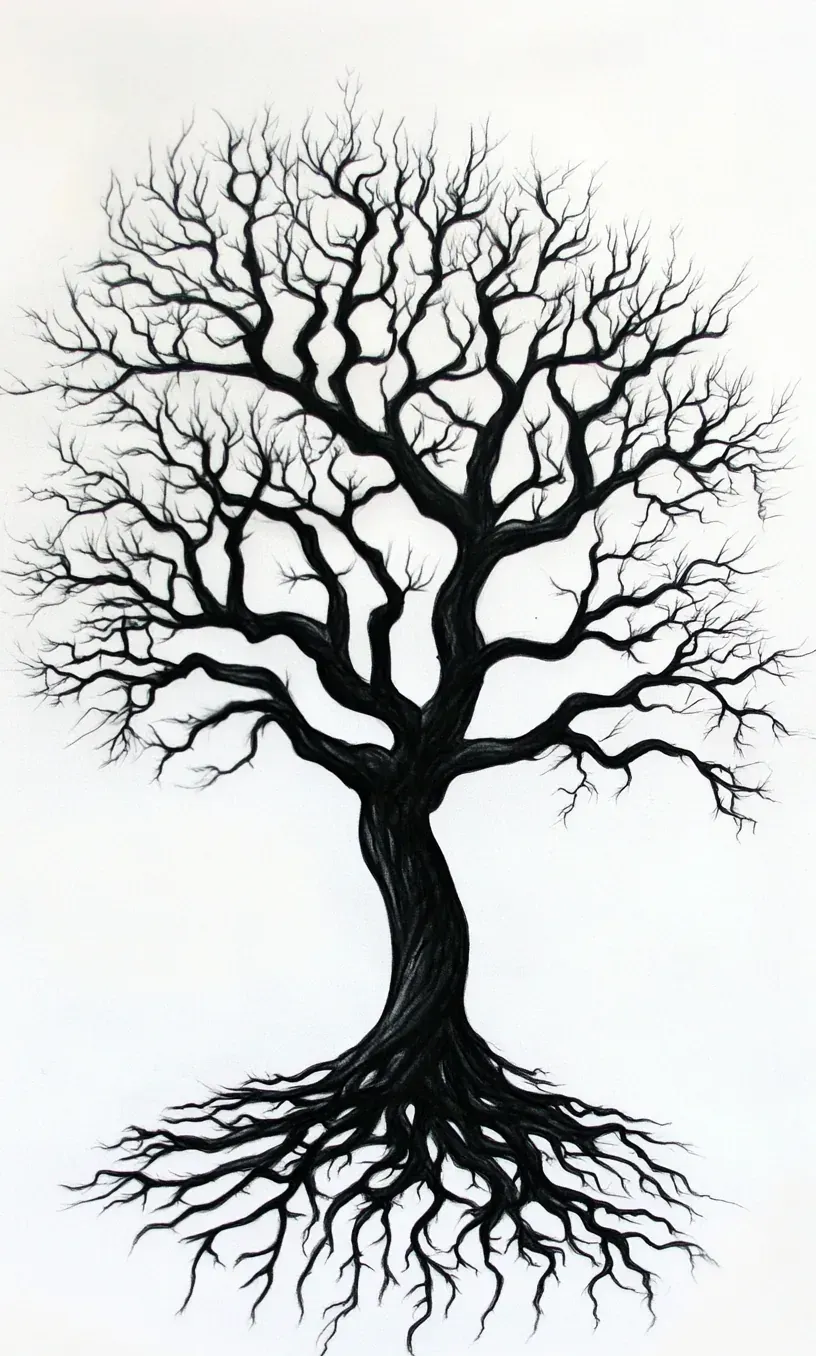 Tree Tattoo Drawing-21