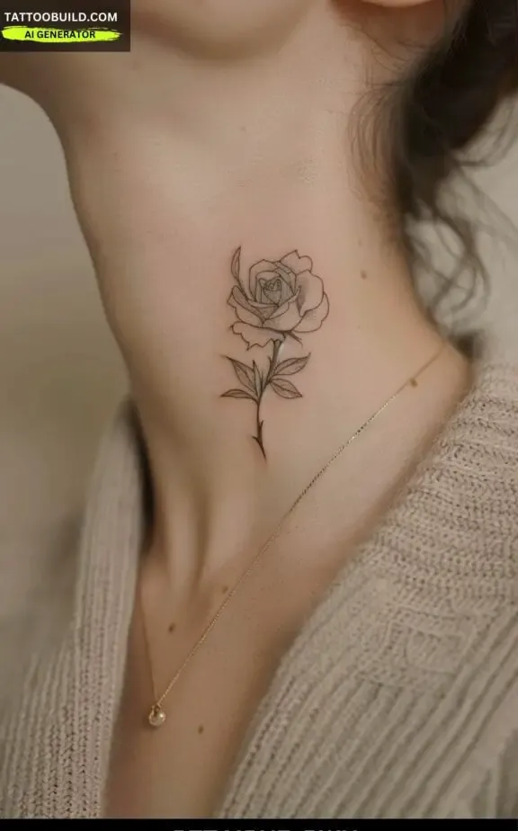 cute little flower tattoos for females