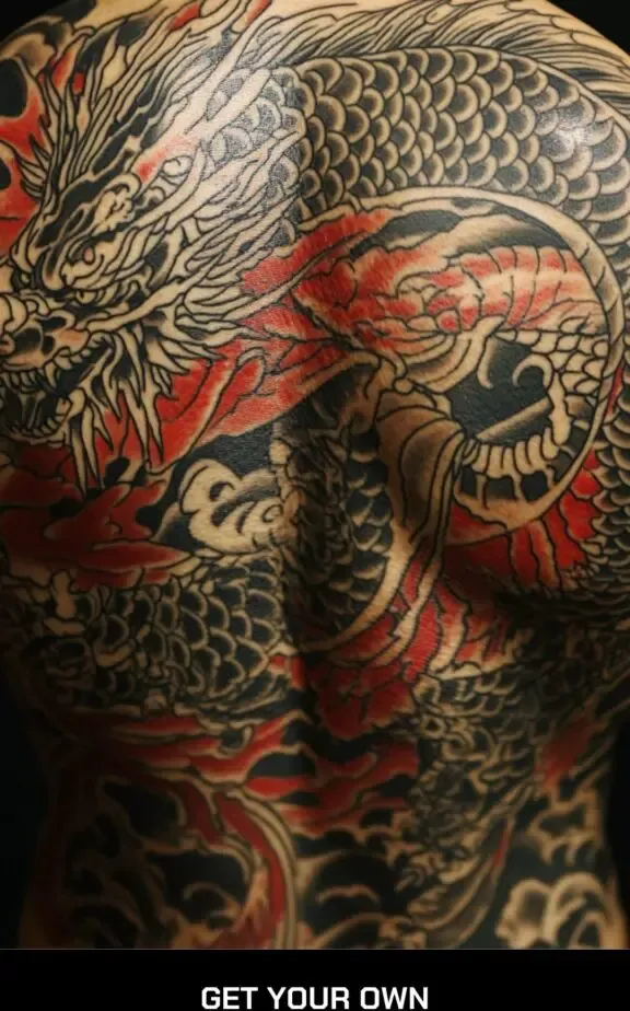 Yukuza dragon Tattoo Design