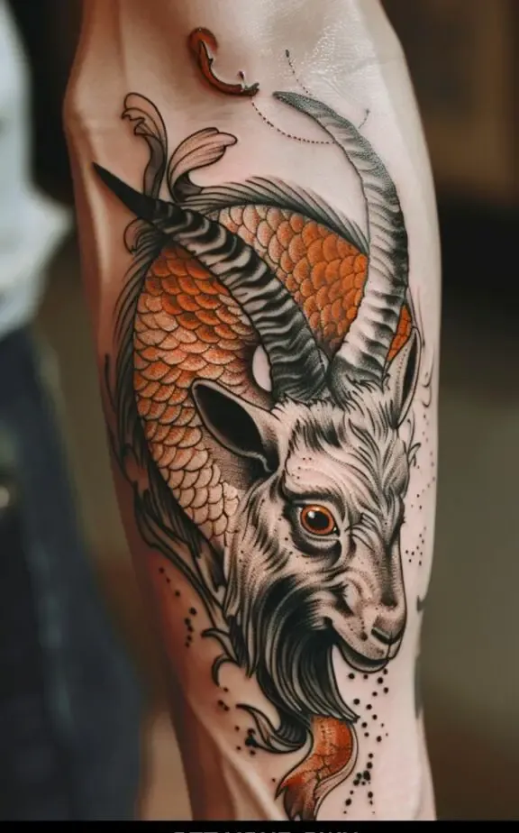 Capricorn star sign tattoo ideas