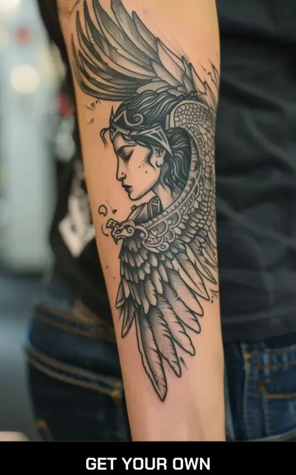 Viking Valkyrie tattoo idea