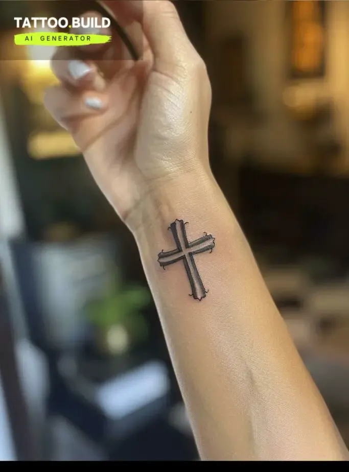 Female Wrist Cross Tattoo Ideas