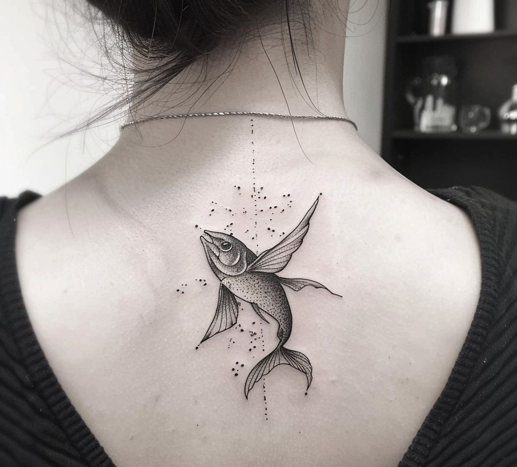 flying fish tattoo meaning