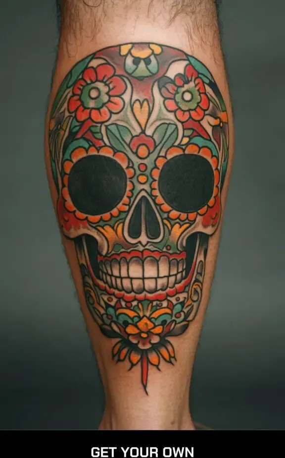 chicano mask tattoo