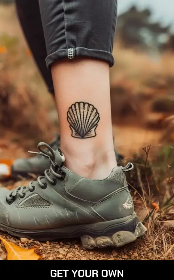 sea shell beach tattoo ideas