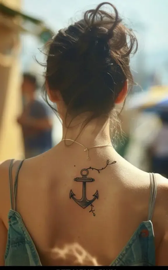anchor tattoos for females