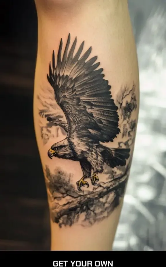 chicano eagle tattoo