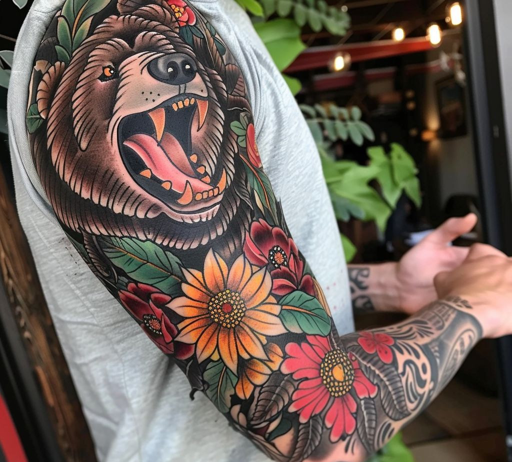 traditional bear tattoo meaning
