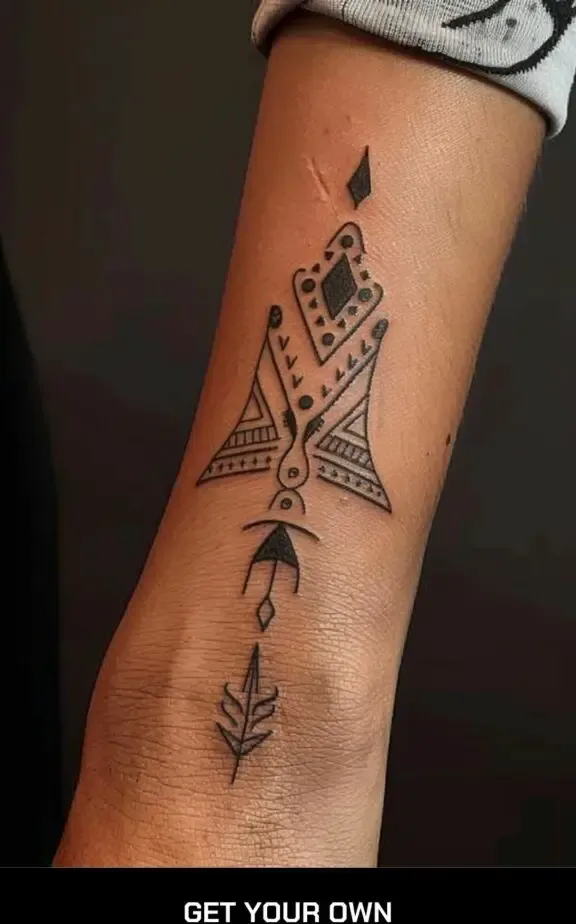 minimalist tribal tattoo