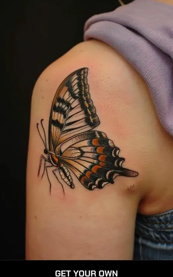 butterfly wing tattoo ideas