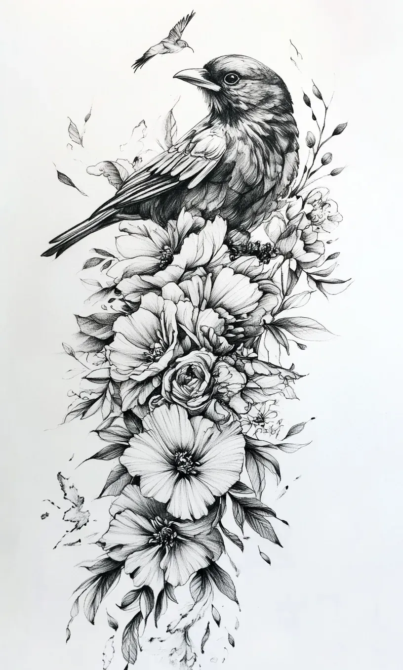 Upper Arm Tattoo Drawings-9
