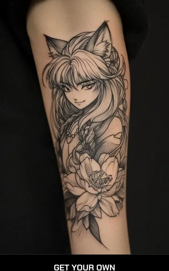 Inuyasha Anime Tattoo