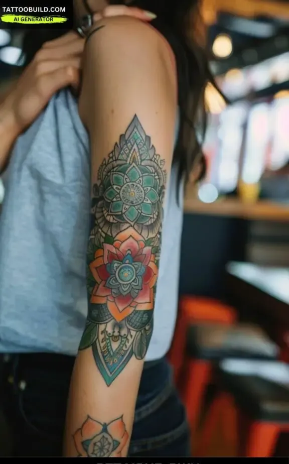 Goodness tattoo idea: Chakra symbol