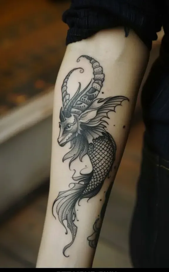 Capricorn star sign tattoo ideas