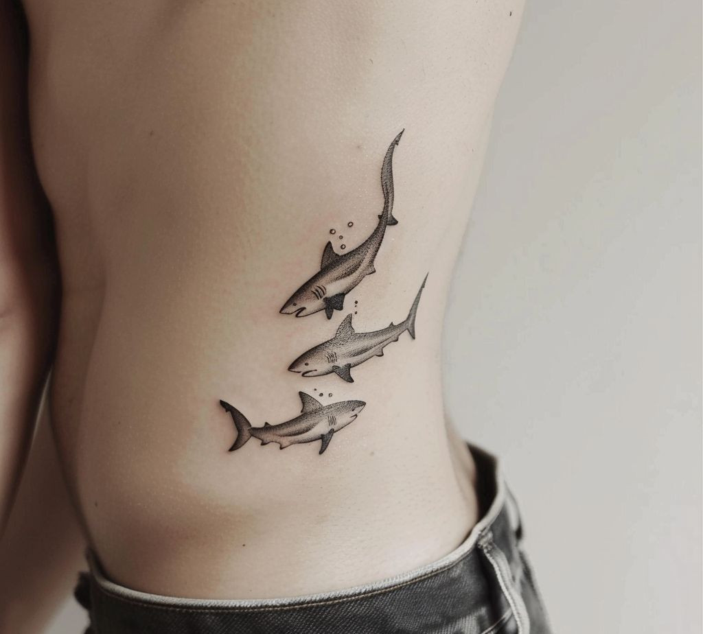 fish rib tattoo ideas for guys
