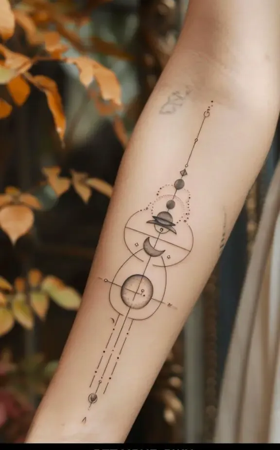 zodiac sign tattoo idea