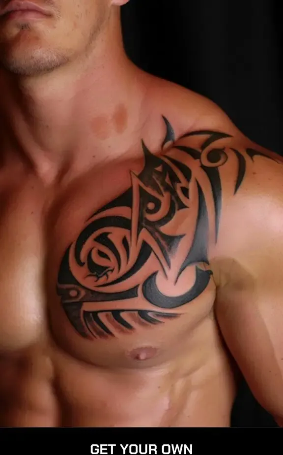 tribal chest tattoo ideas