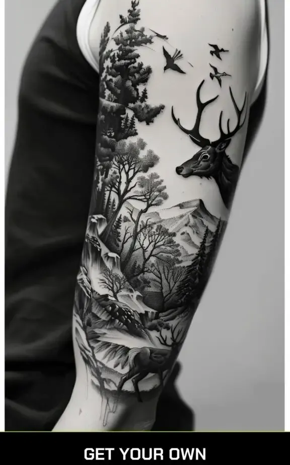 Wildlife and nature tattoo idea