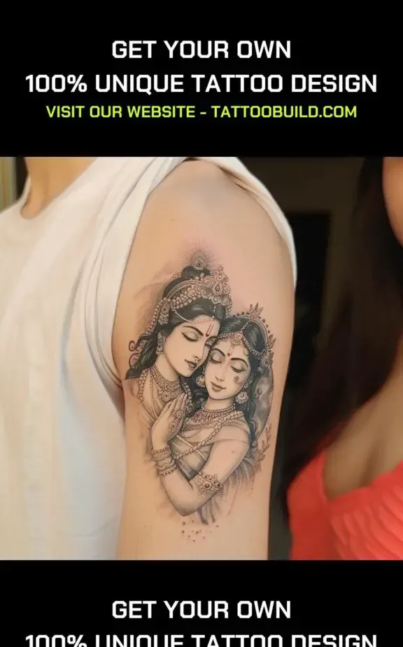 lovely mother and daughter tattoo