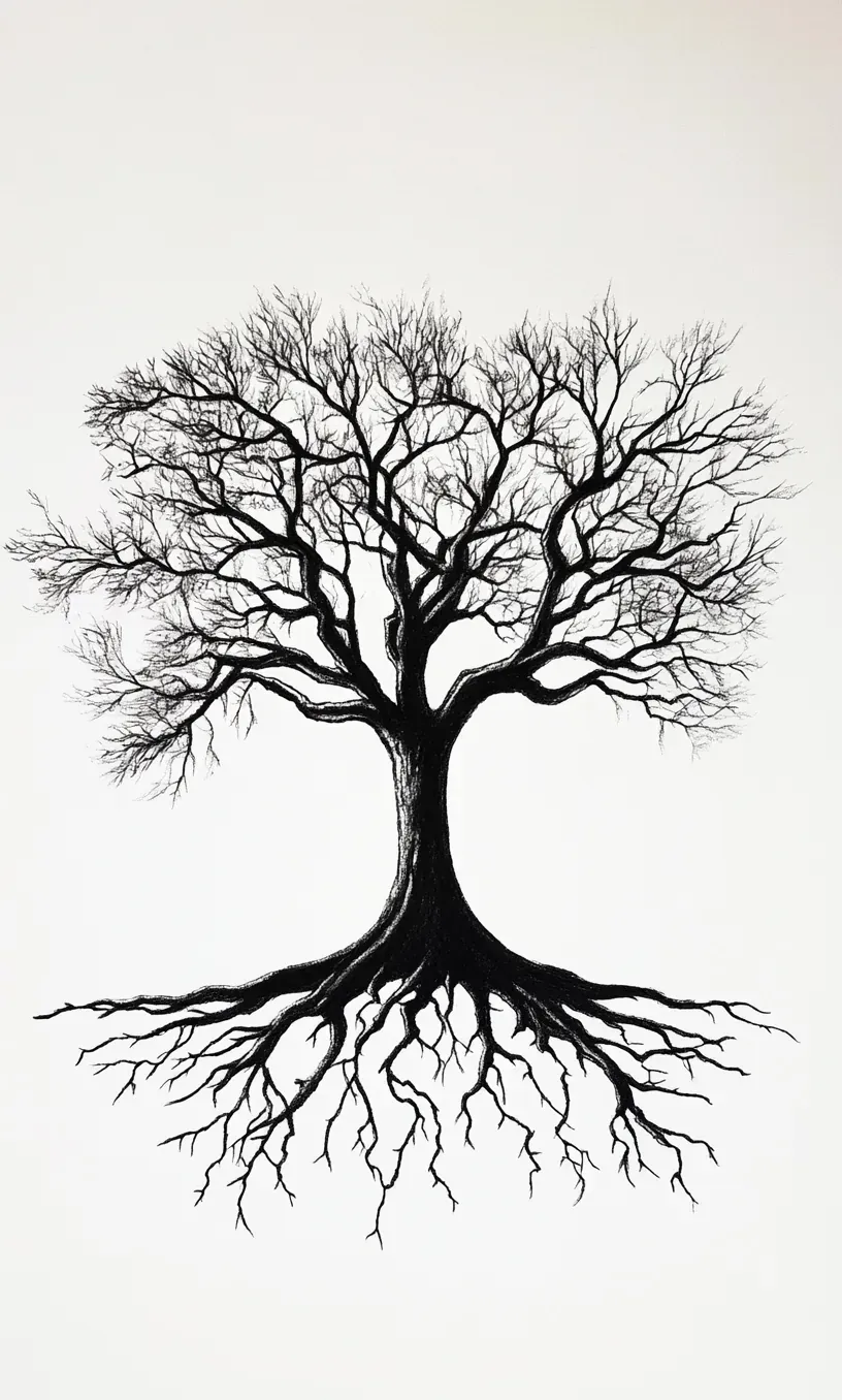 Tree Tattoo Drawing-4