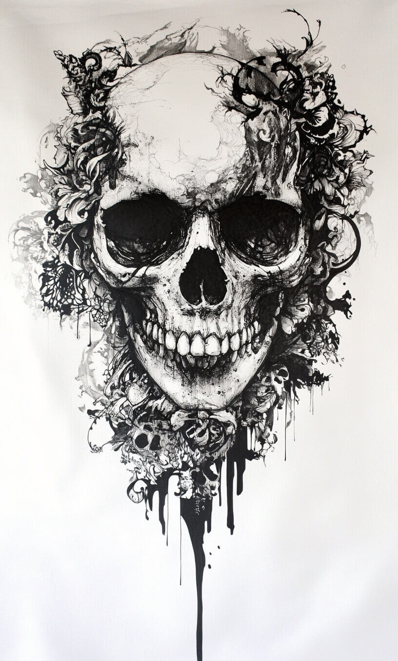 Gothic Tattoo Drawings-33