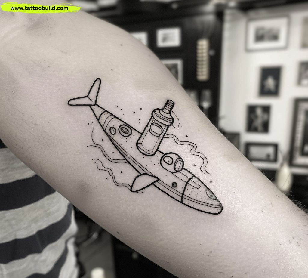submarine tattoo design