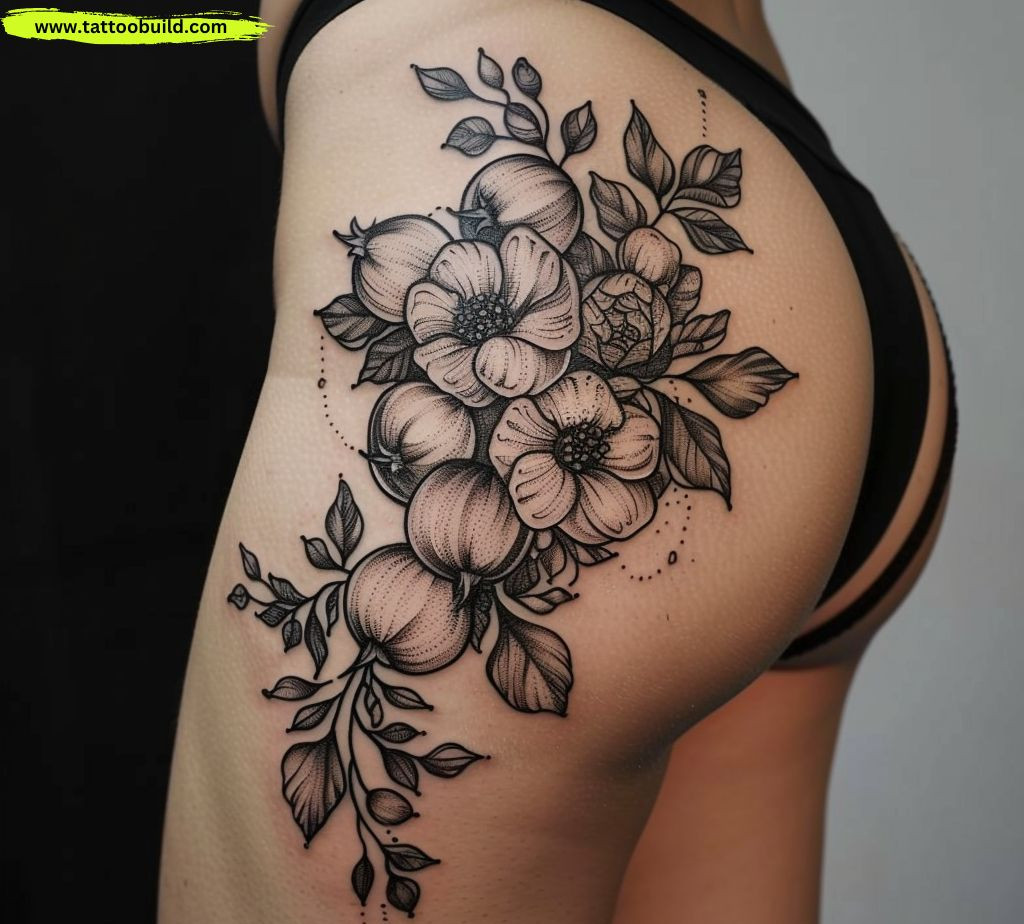 fruits ladies summer tattoos