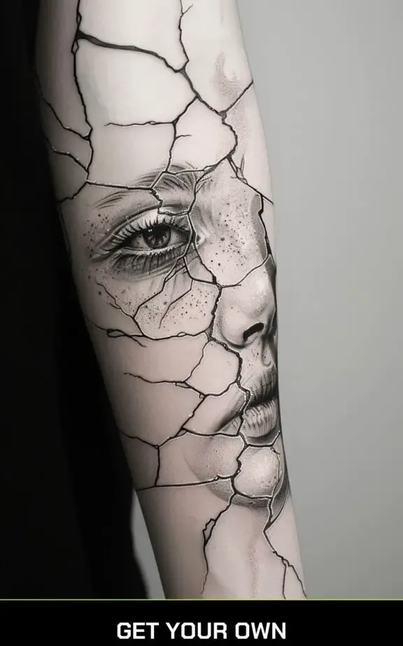 broken tattoo idea