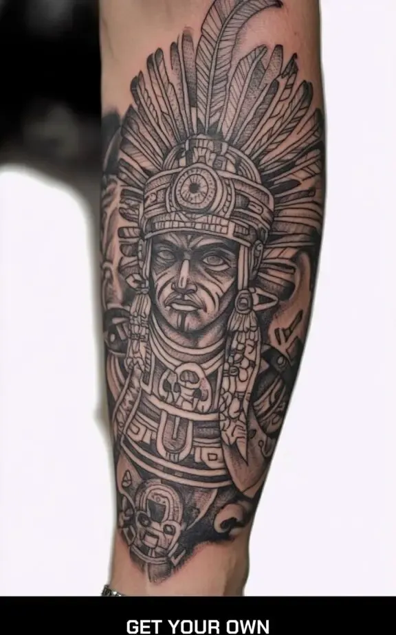 Aztec Warrior Chicano Tattoo