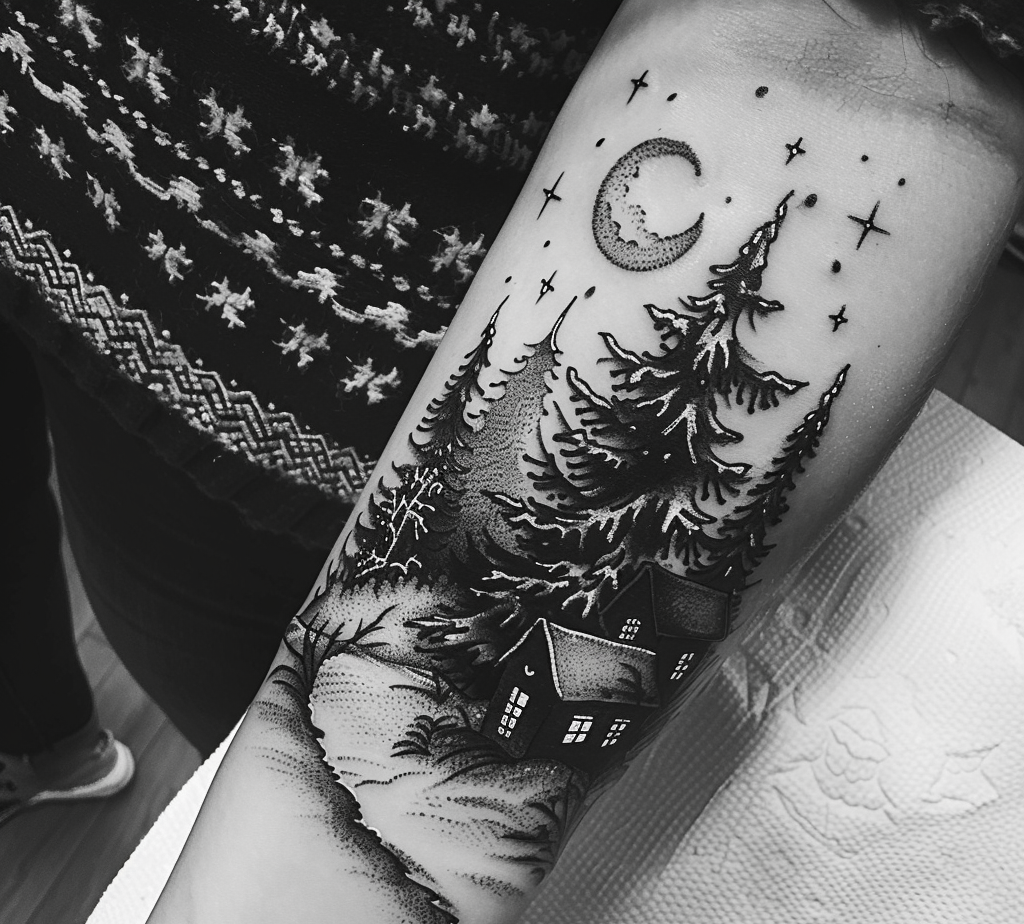 christmass tattoo
