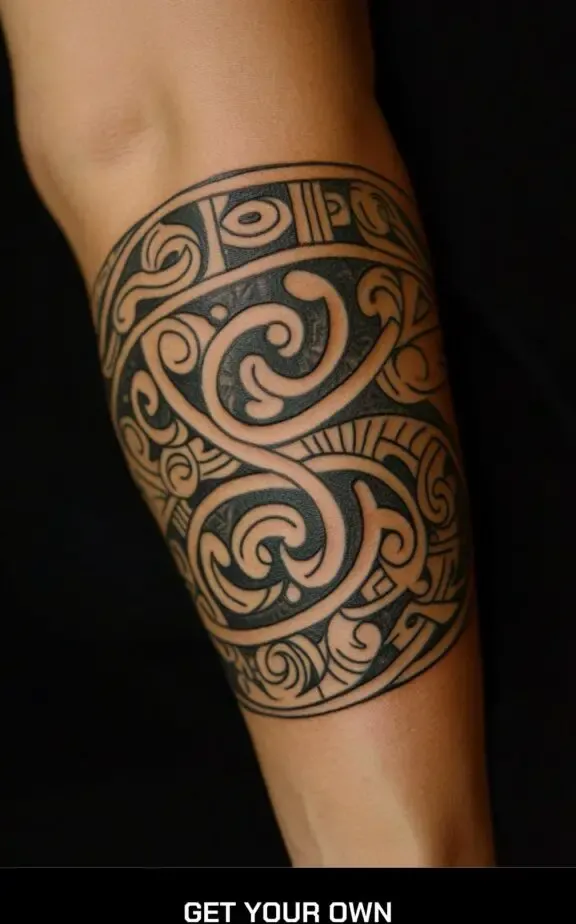 Maori arm tattoo idea