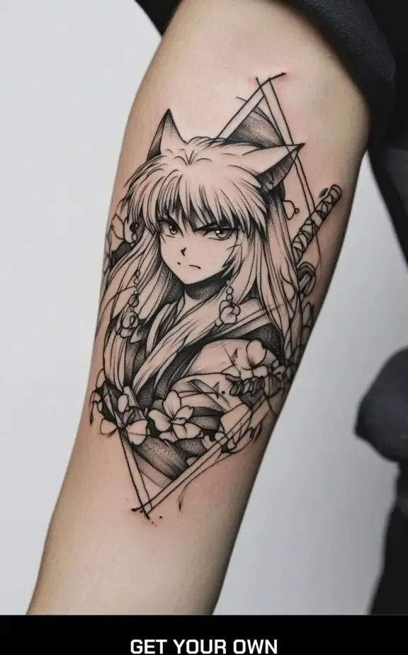Inuyasha Anime Tattoo