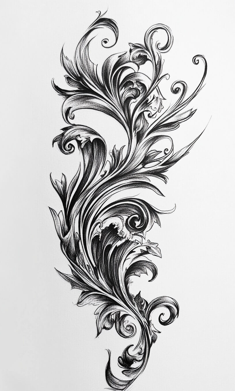 Gothic Tattoo Drawings-22