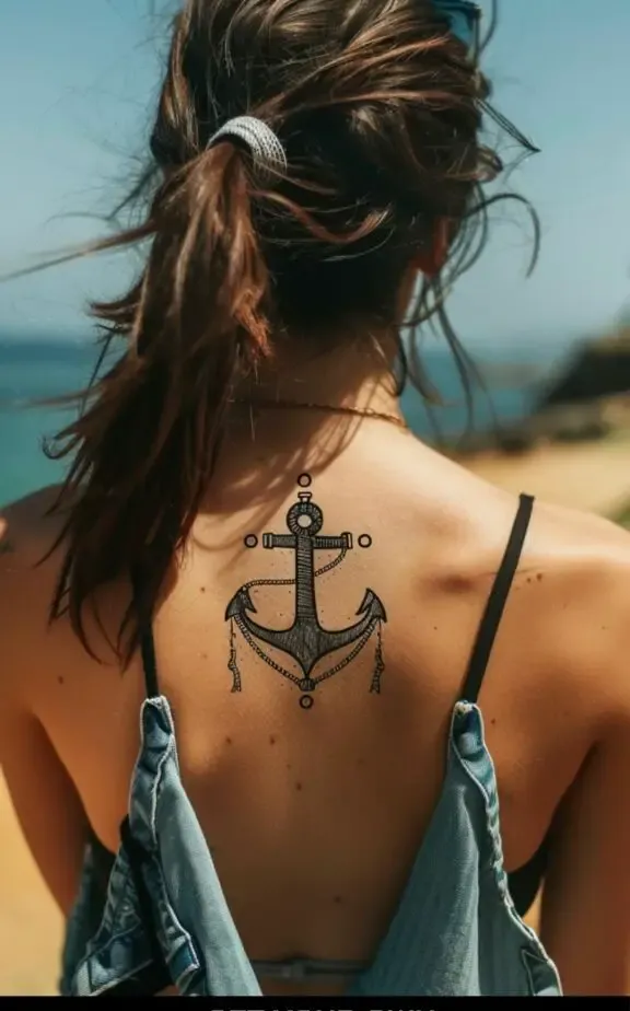 anchor tattoos for females