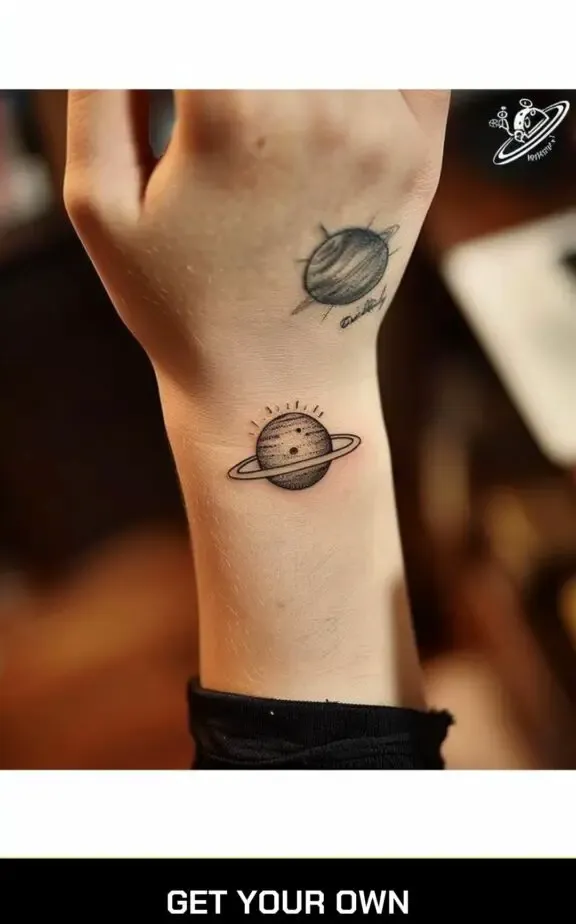 planet tattoo