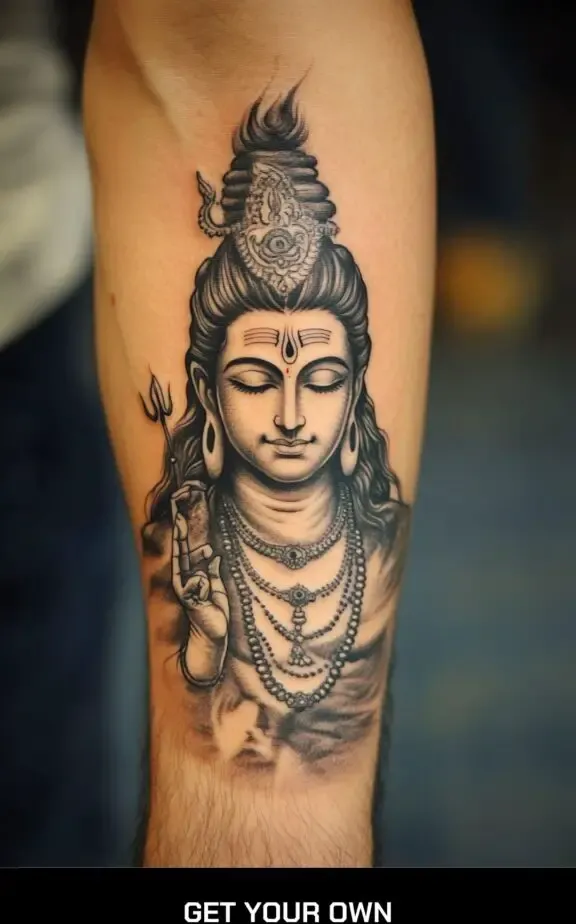 lord shiva tattoo idea