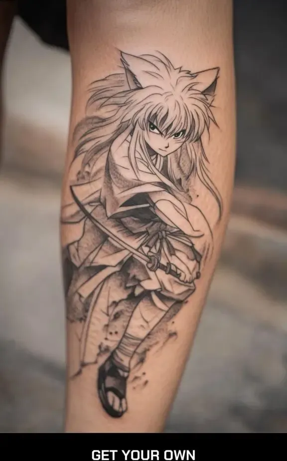 Inuyasha Anime Tattoo