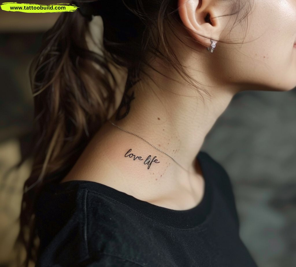script beck tattoo for female 