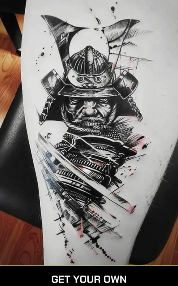 hannya mask japanese tattoo design