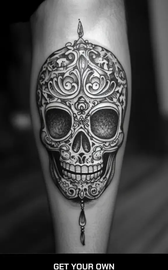 chicano mask tattoo