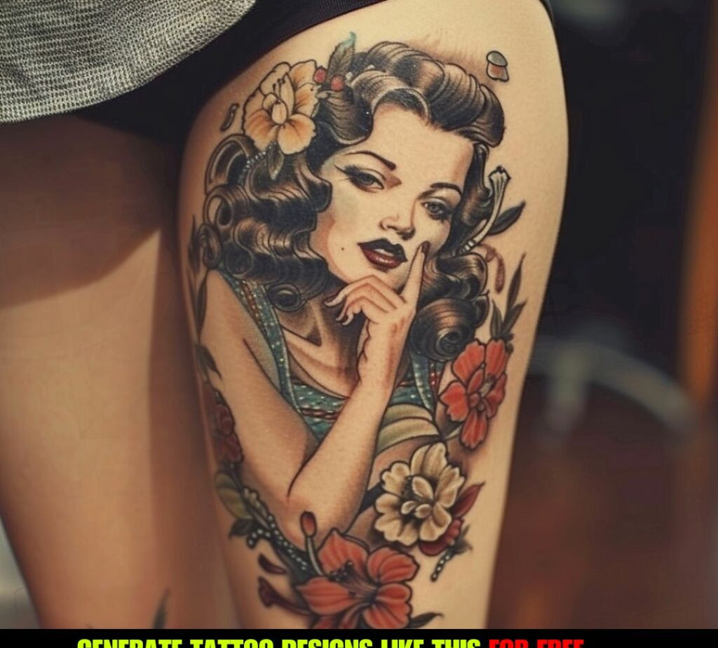 Vintage tattoos for ladies