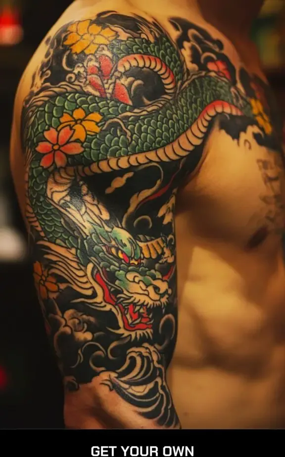Yukuza dragon Tattoo Design