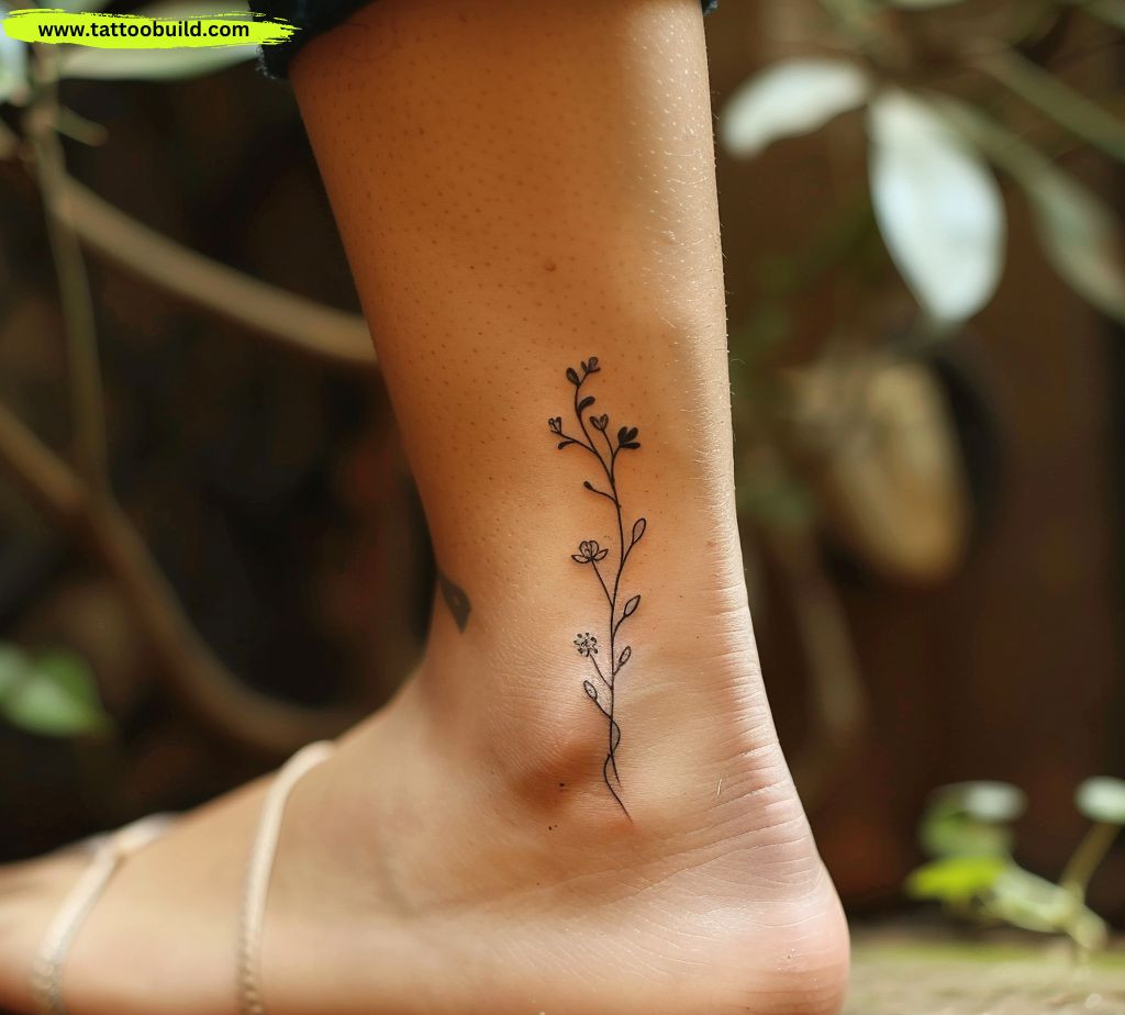 Meaningful Flower Tattoo for ladies