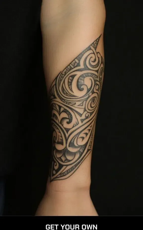 moari half sleeve tattoo