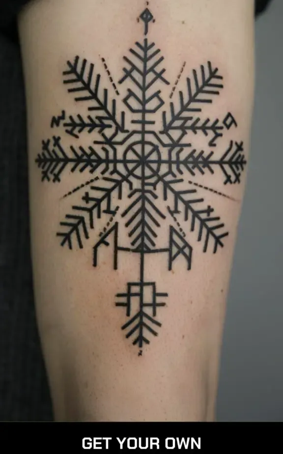 Helm of Awe Viking tattoo idea