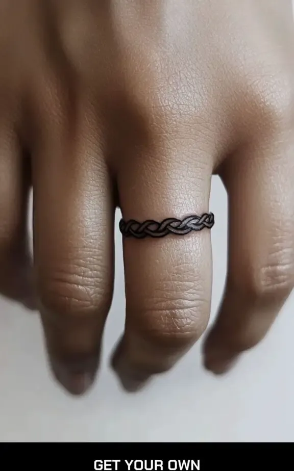 wedding band tattoo ideas