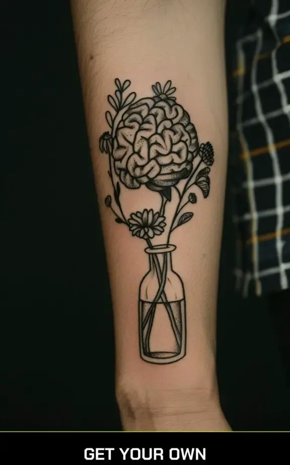 brain tattoo idea
